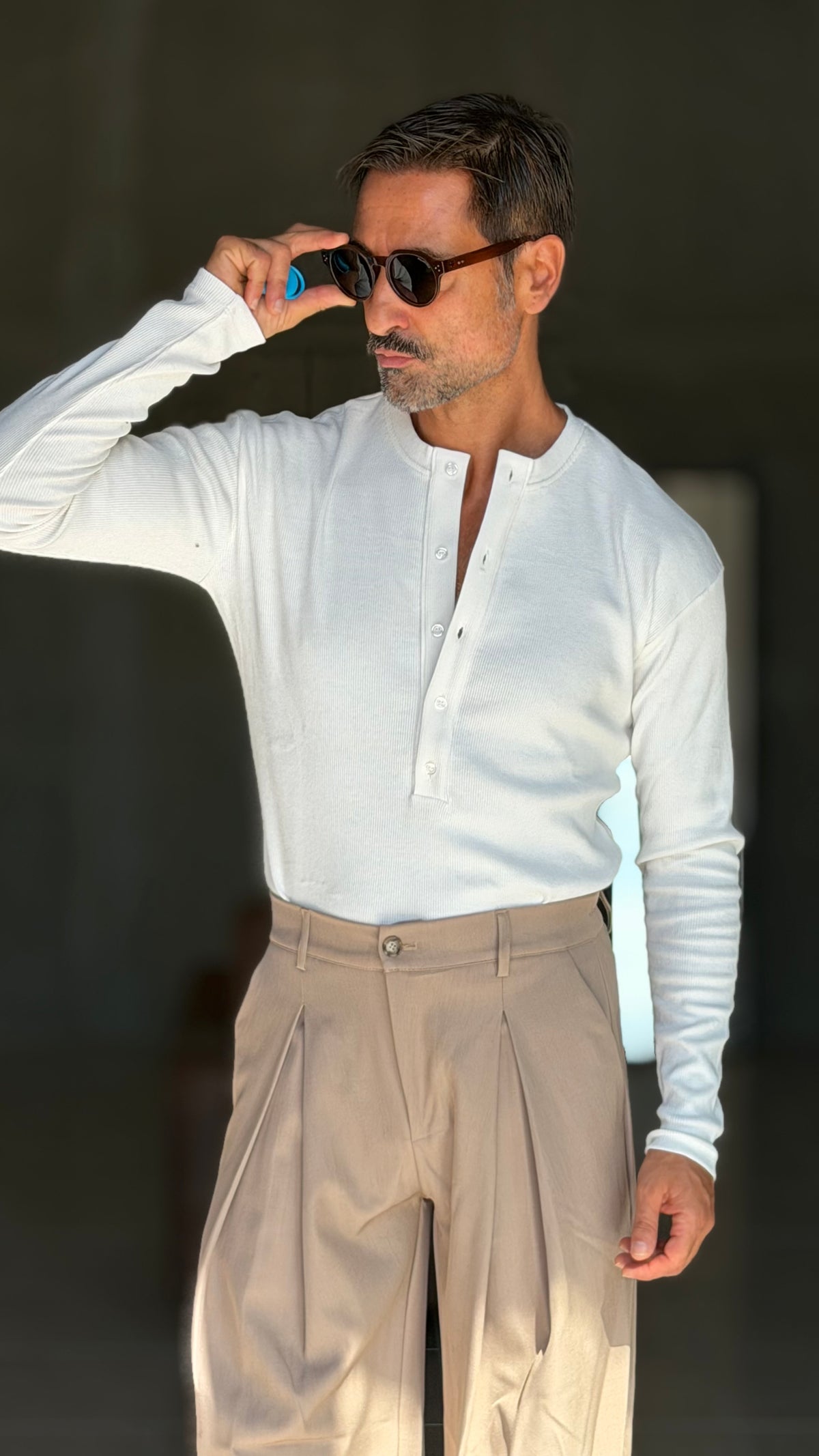 MAGLIA SERAFINO  PANNA DERBY COSTINA