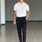 PANTALONE  NERO VISCOSA E MISTI TASCA AMERICA