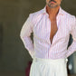 CAMICIA  BACCHETTA ROSA  GRANDE OXFORD 1004