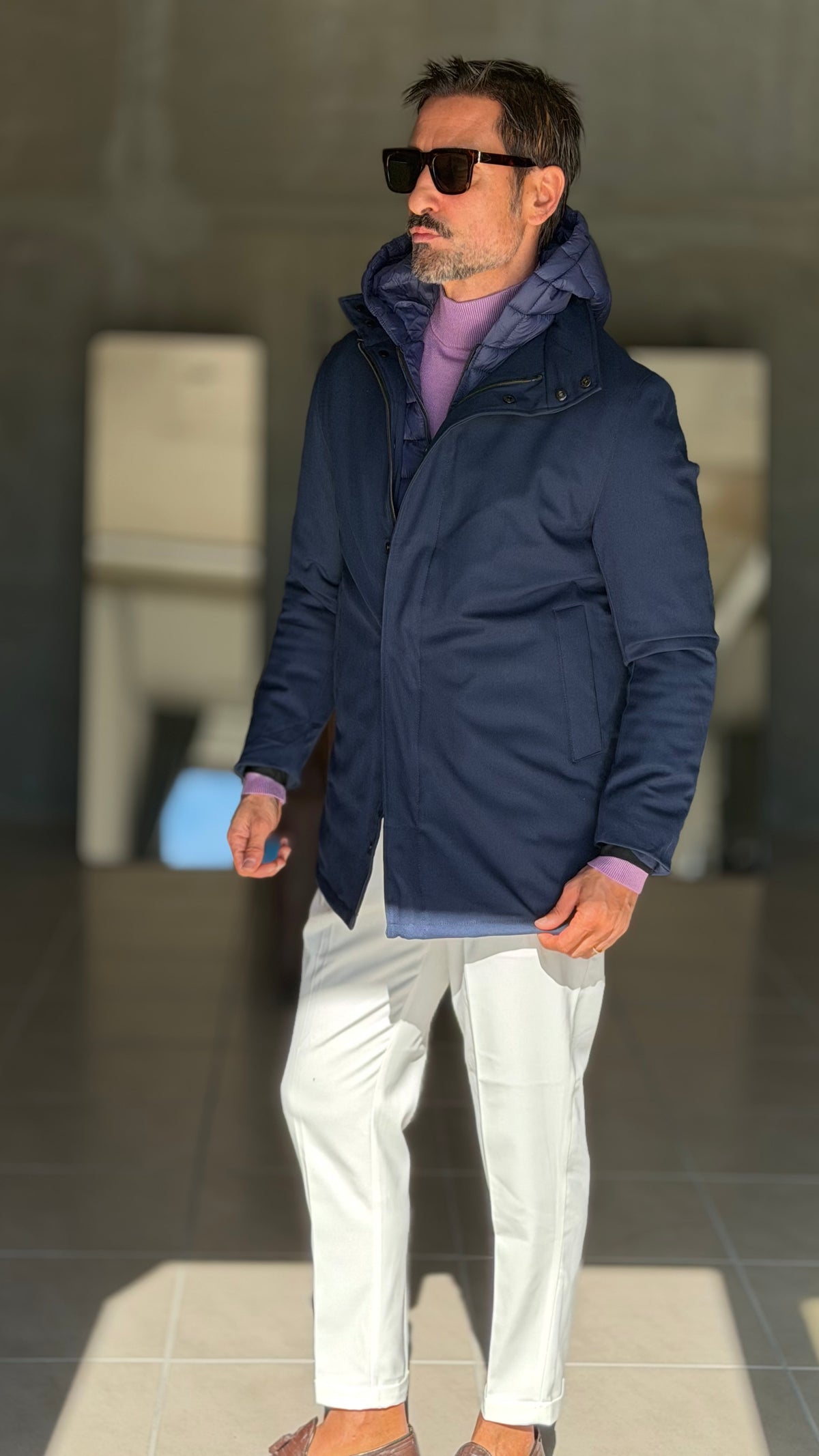 ECORENNA ECRU' BOMBER JACKET