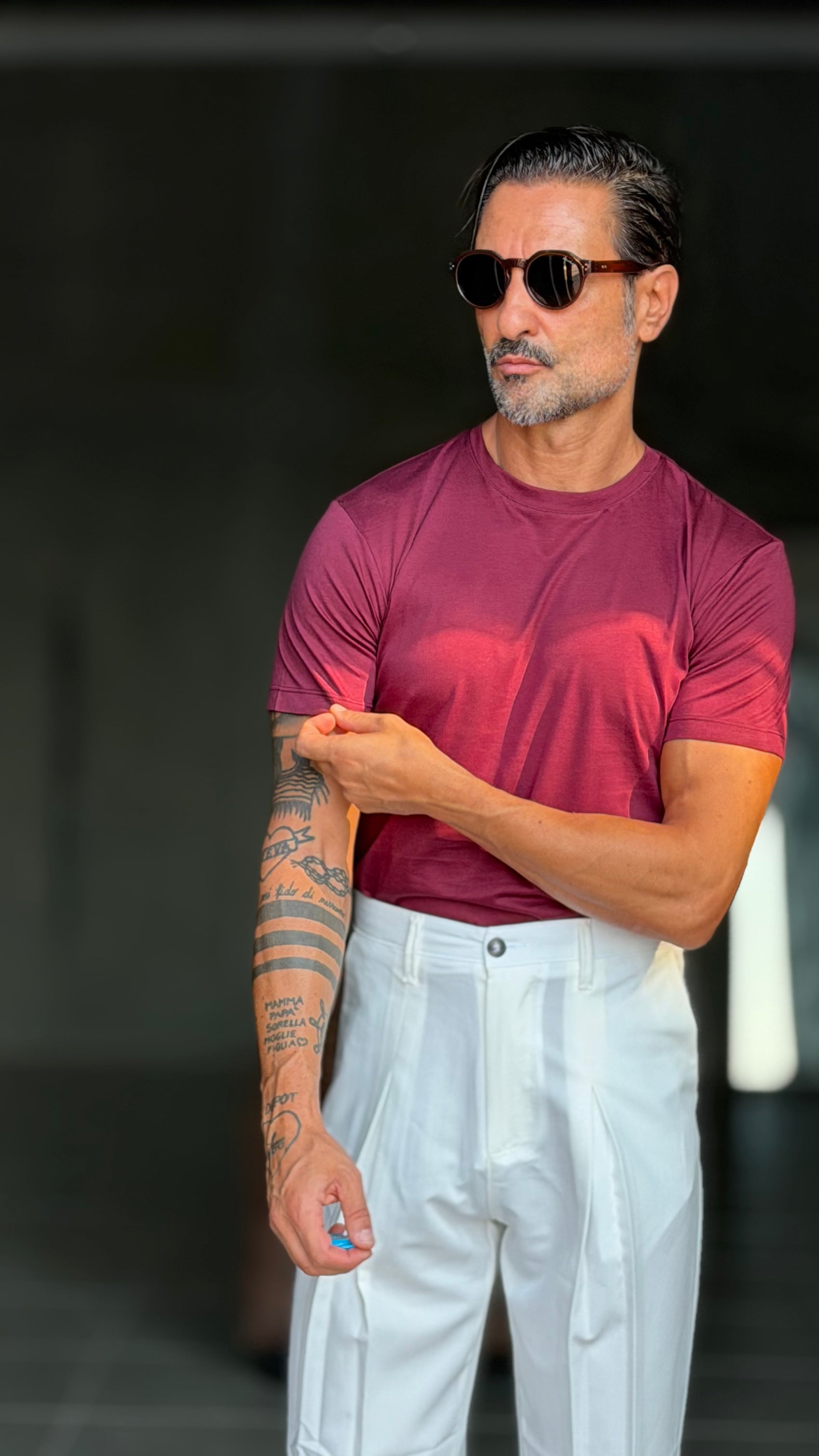 * T SHIRT PRUFGNA  FILO DI SCOZIA