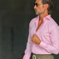 CAMICIA ROSA LINO COLLO ITALIANO