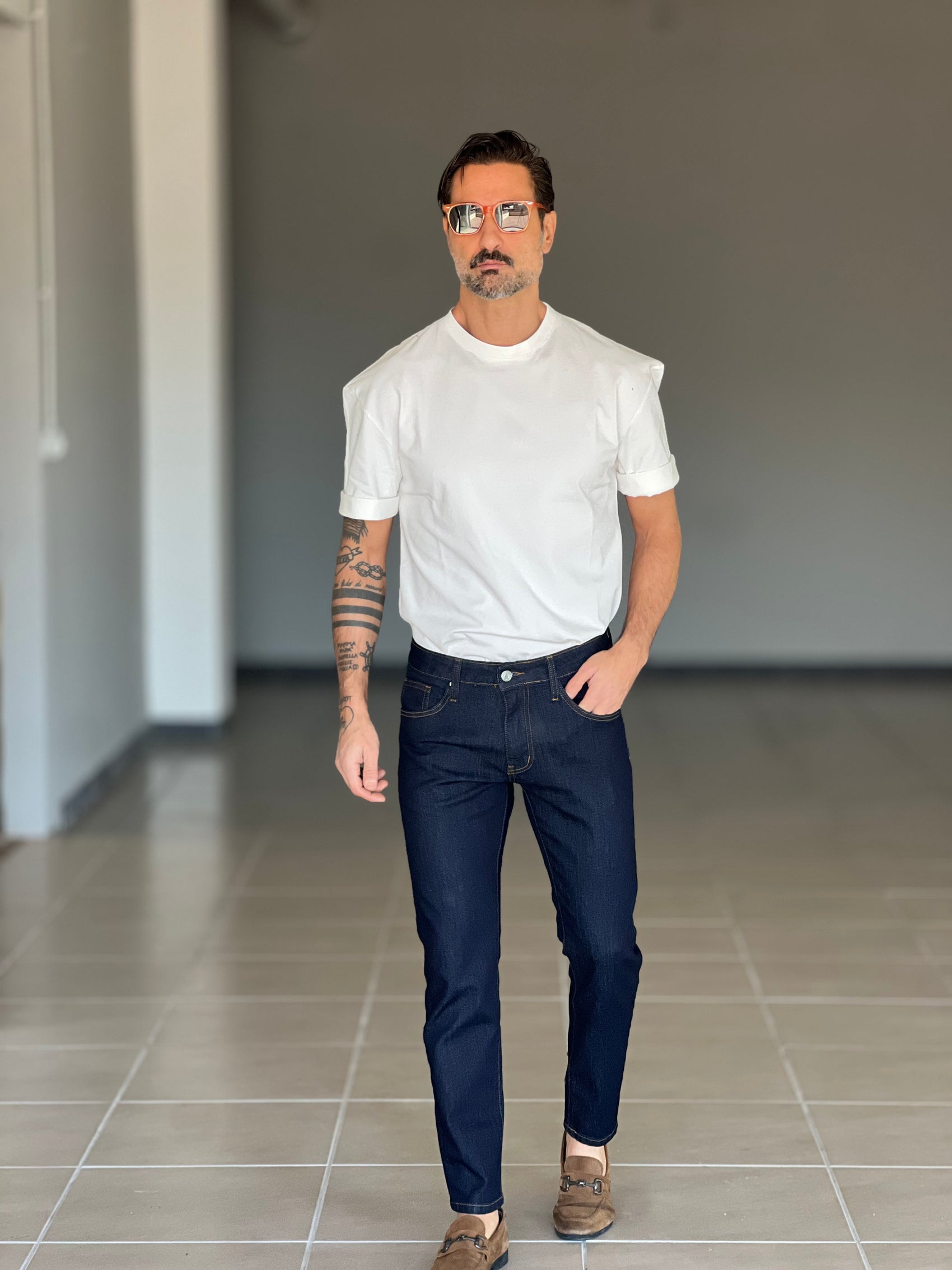 T SHIRT BIANCA   GARZATA OVER FIT