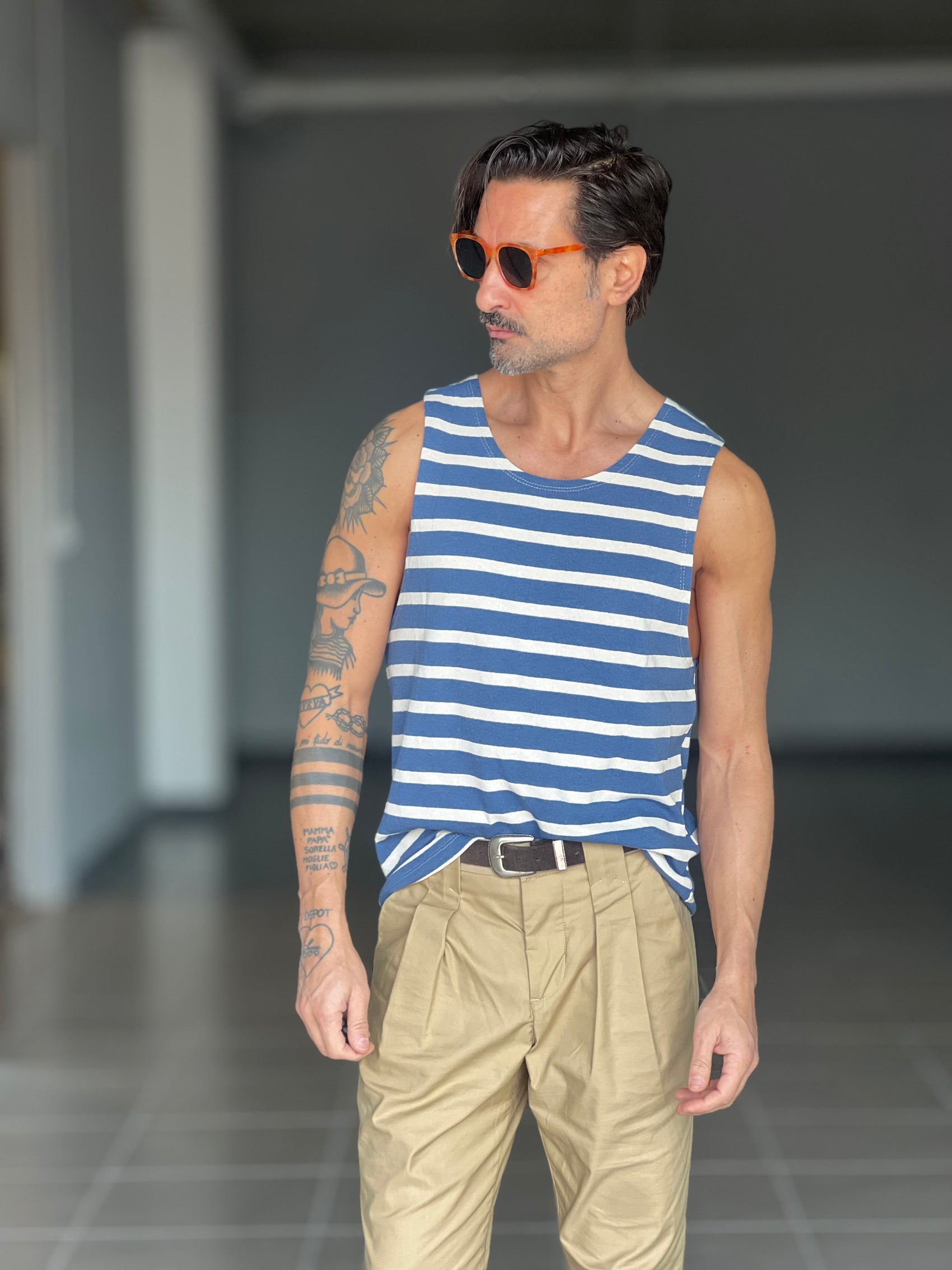 BOAT NECK T SHIRT