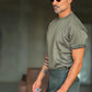 T SHIRT VERDE BOSCO OVER FIT