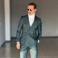 ABITO  VERDE   DOPPIOPETTO BOTTONE METALLO VISCOSA E MISTI