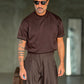 WHITE VISCOSE TROUSERS WITH REGULAR BOTTOM