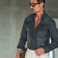 CAMICIA  DENIM GRIGIA TEXANA