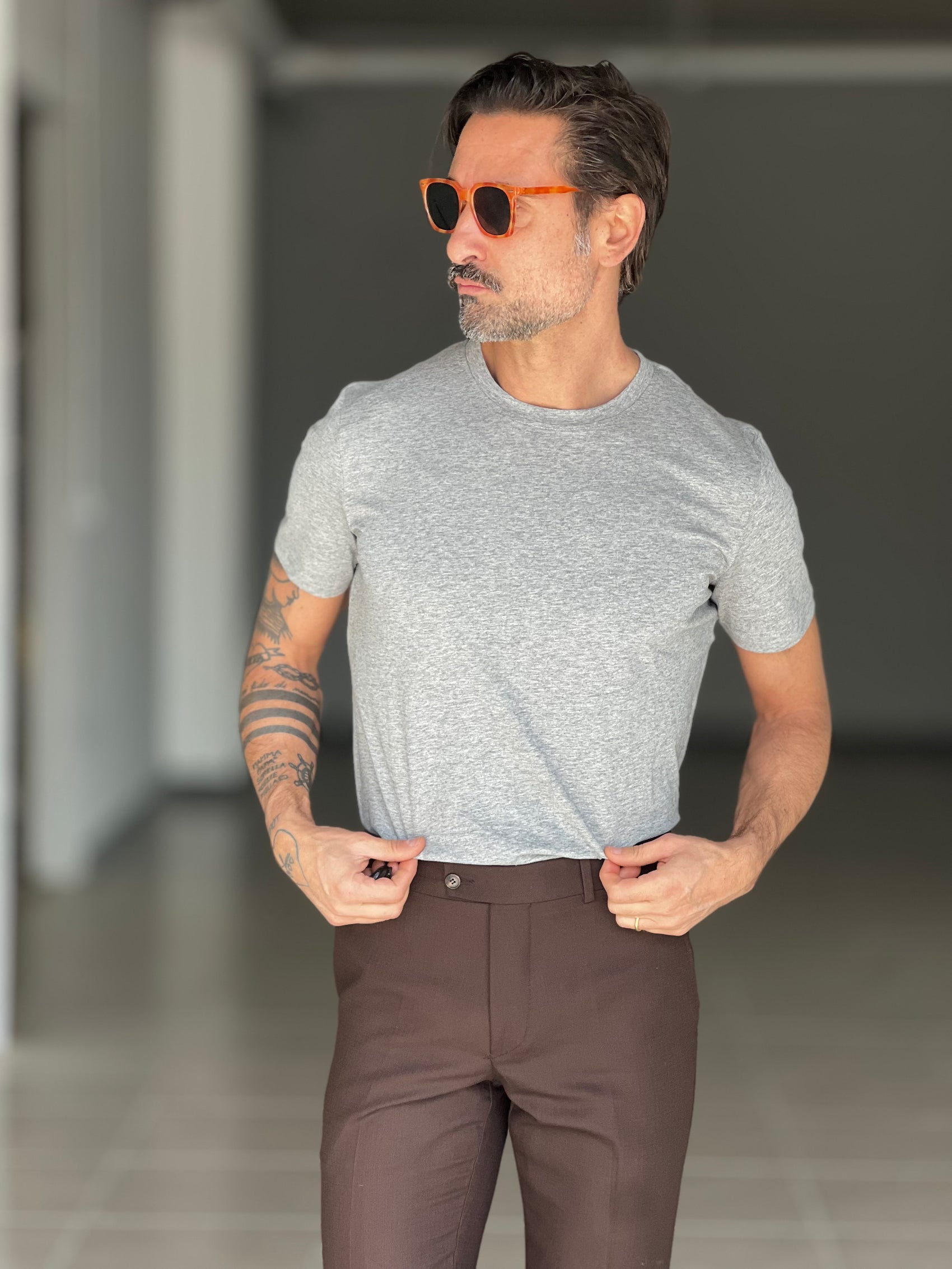 BOAT NECK T SHIRT