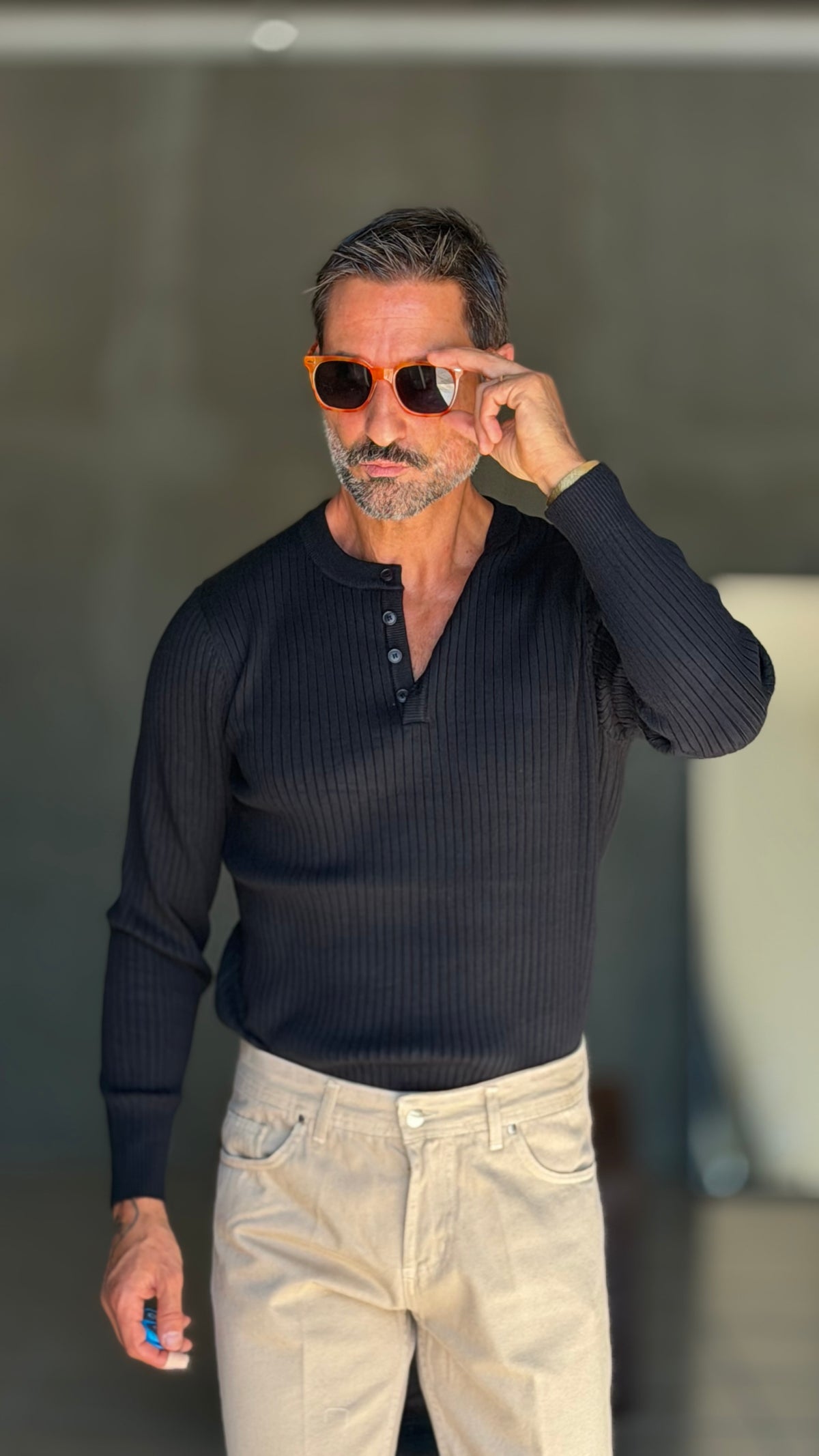 WHITE VISCOSE TROUSERS WITH REGULAR BOTTOM