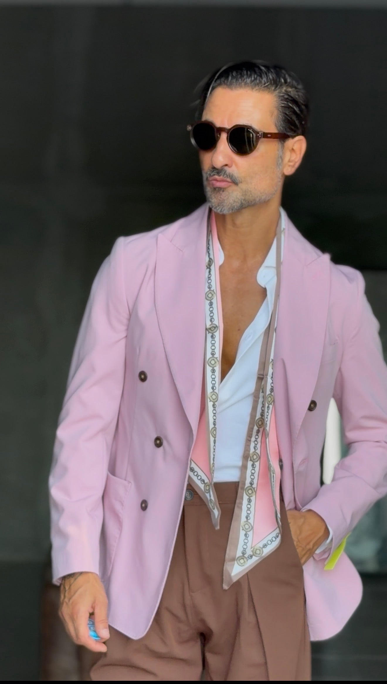 GIACCA DOPPIOPETTO ROSA