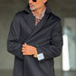 CAPPOTTO  DOPPIPETTO NERO OVER FIT  ALTATENSIONE