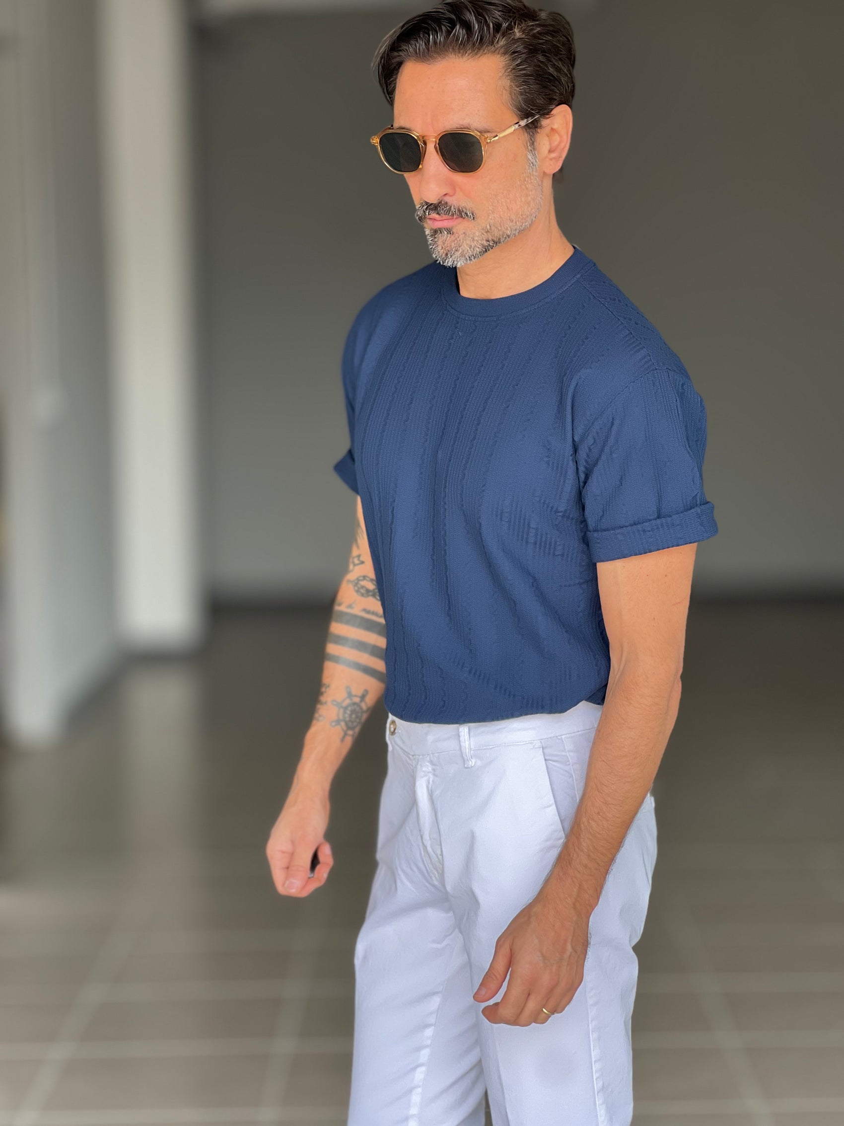 MAGLIA  GIRO BLU DELAVE' KOON