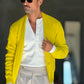CARDIGAN GIALLO  MAGLIA INGLESE