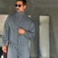 WHITE VISCOSE TROUSERS WITH REGULAR BOTTOM