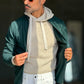 WHITE VISCOSE TROUSERS WITH REGULAR BOTTOM