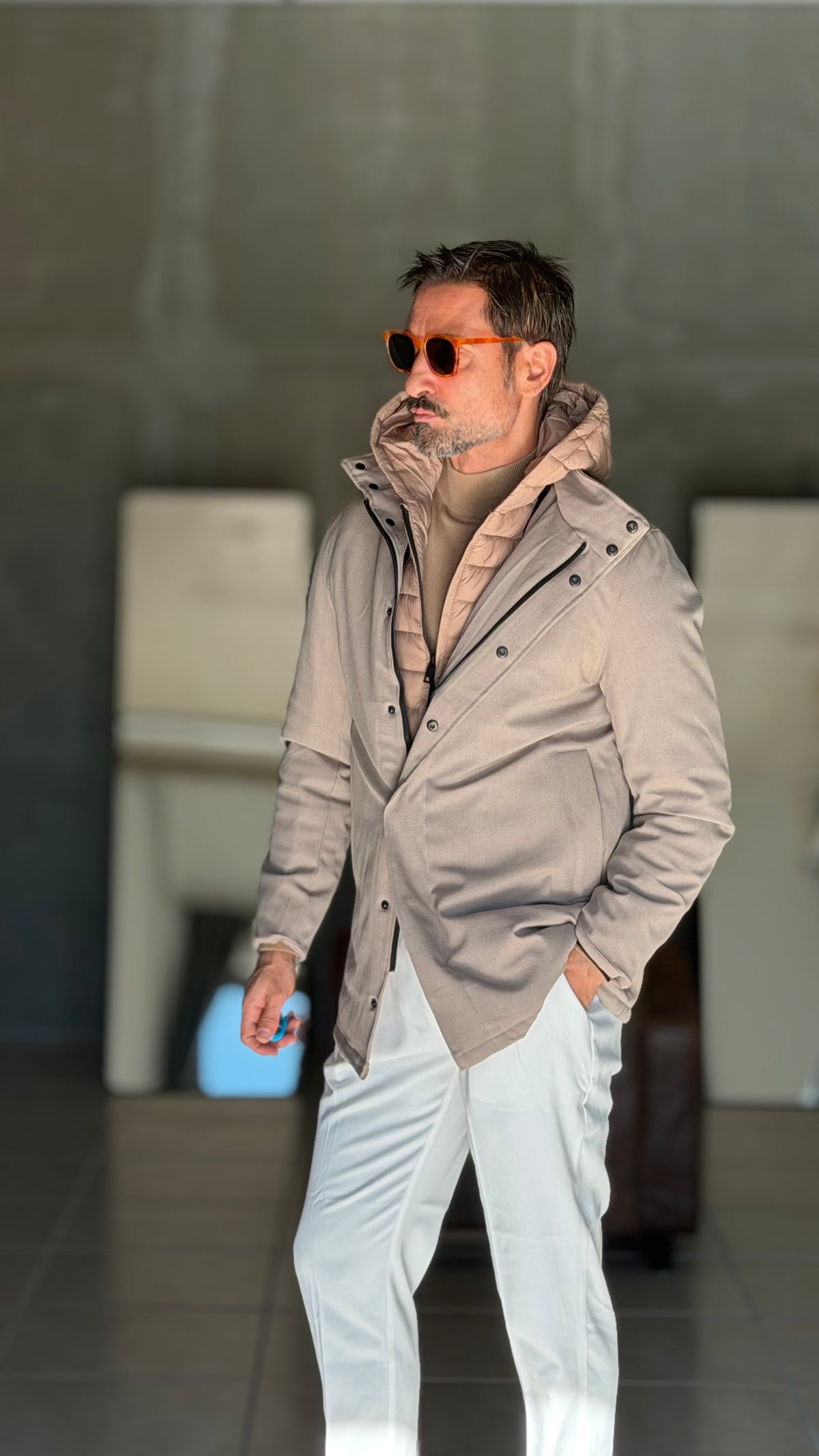 ECORENNA ECRU' BOMBER JACKET