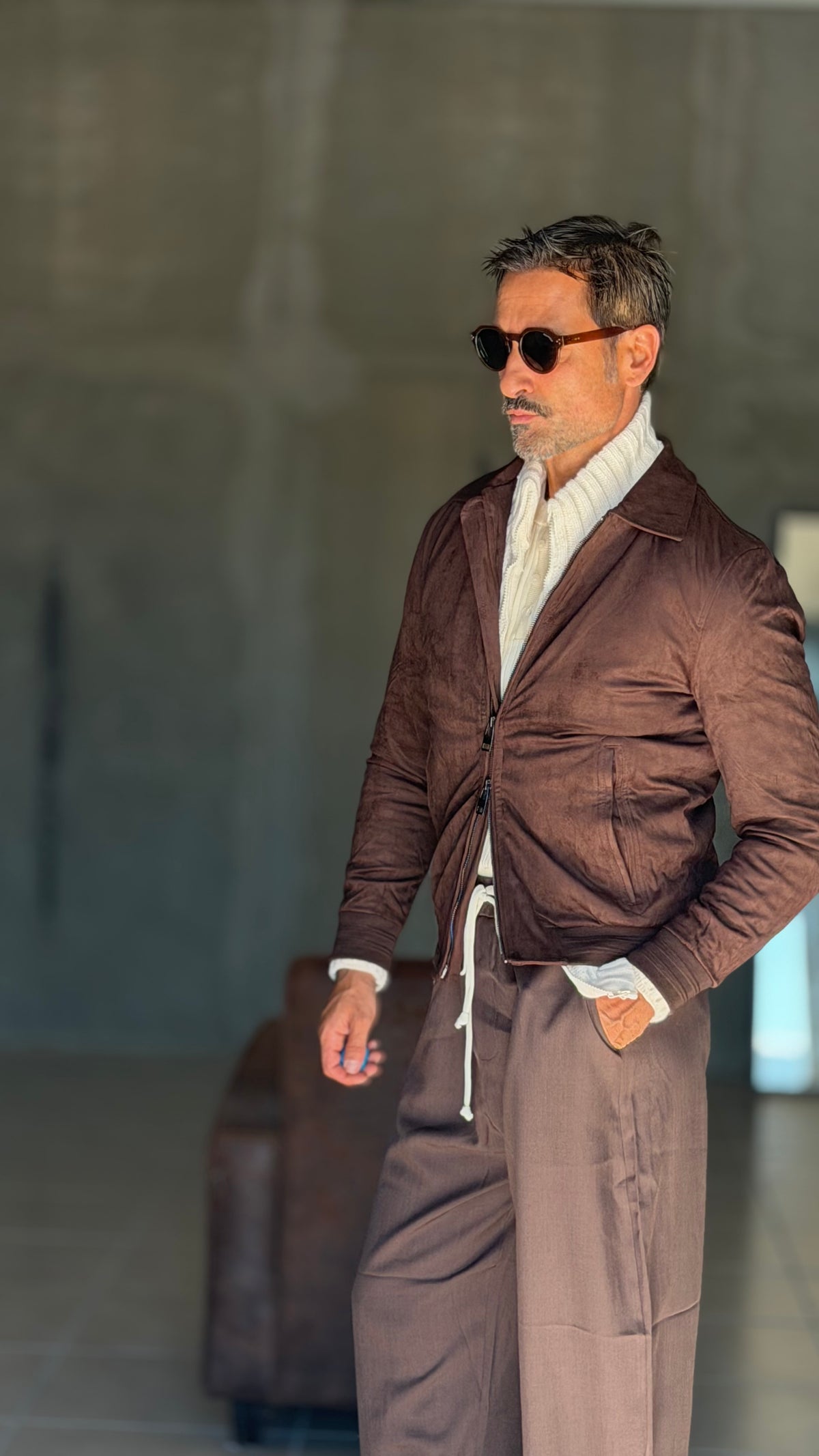 ECORENNA ECRU' BOMBER JACKET