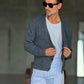 WHITE VISCOSE TROUSERS WITH REGULAR BOTTOM