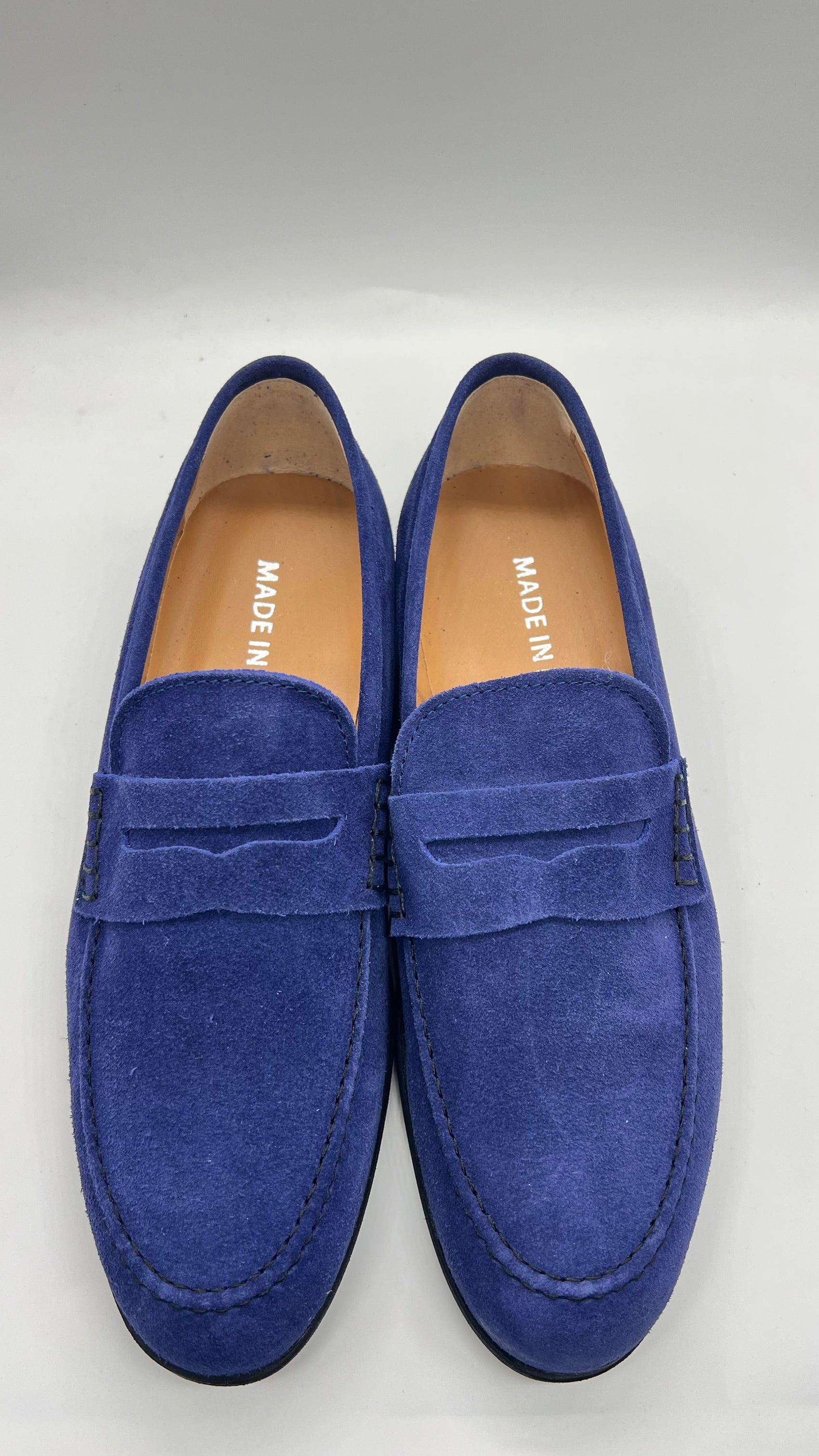 DOUBLE BUCKLE BLACK SUEDE LOAFERS