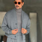 WHITE VISCOSE TROUSERS WITH REGULAR BOTTOM