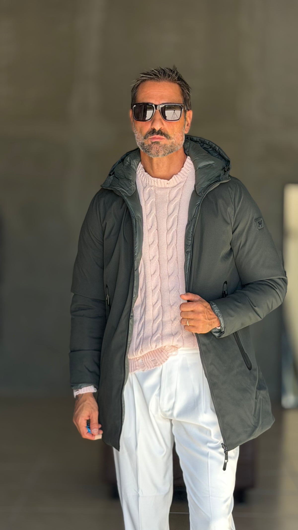 ECORENNA ECRU' BOMBER JACKET