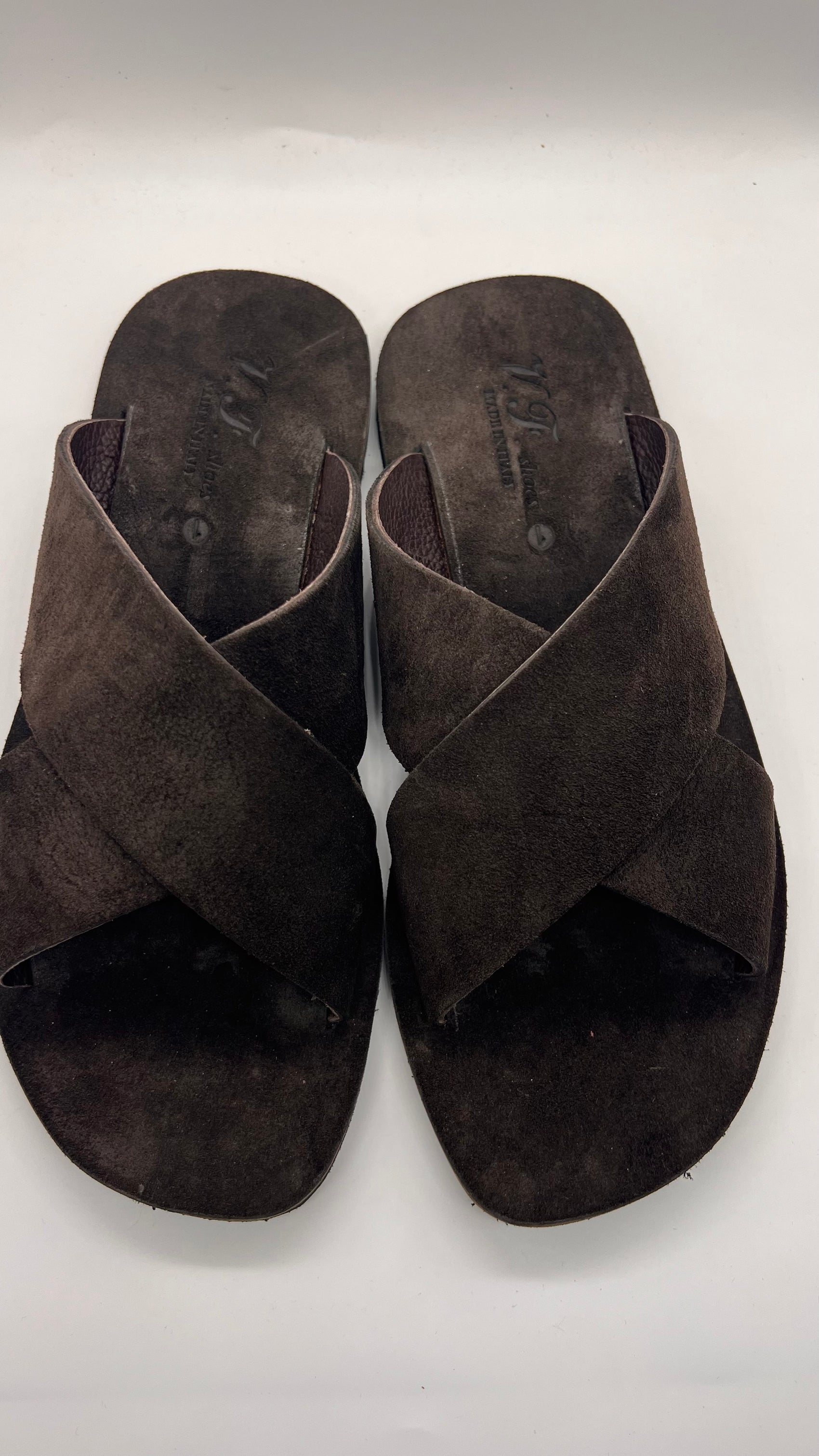 DOUBLE BUCKLE BLACK SUEDE LOAFERS