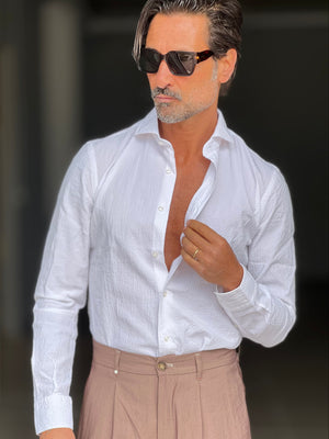 CAMICIA DEPOT BIANCA CLO CLO COTONE DOPPIO RITORTO