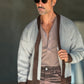 WHITE VISCOSE TROUSERS WITH REGULAR BOTTOM