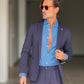 *ABITO  BLU MONOPETTO OPERATO PANTALONE MEZZAMOLLA 00200