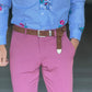 WHITE VISCOSE TROUSERS WITH REGULAR BOTTOM