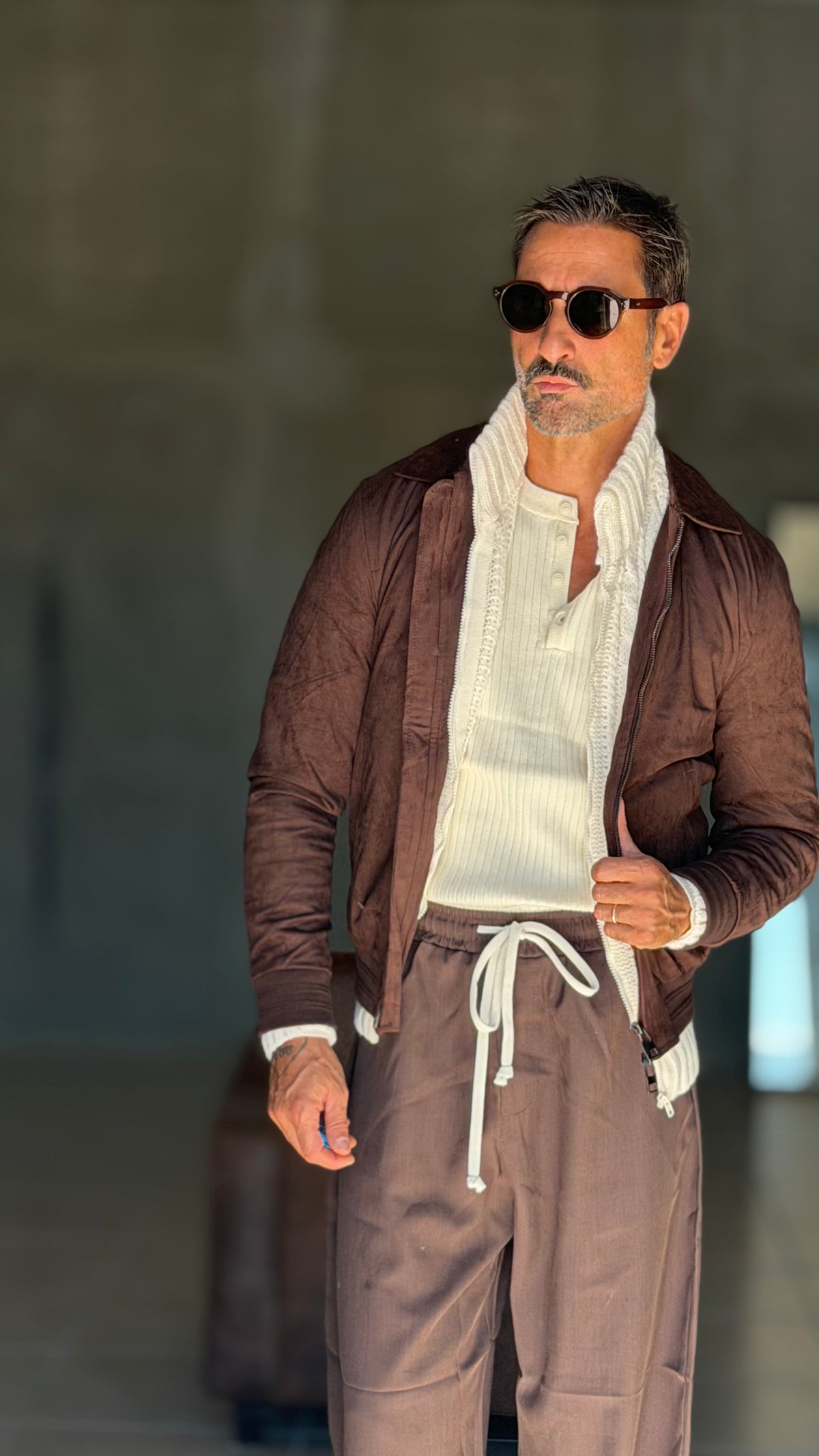 ECORENNA ECRU' BOMBER JACKET