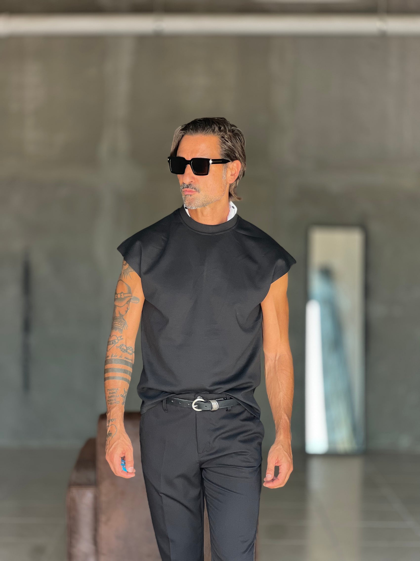 BOAT NECK T SHIRT
