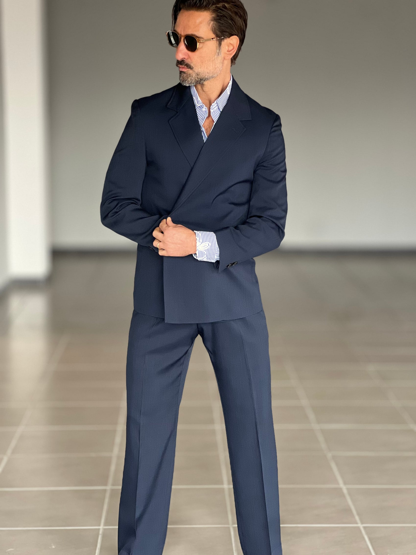 ABITO BLU  DOPPIOPETTO OVER VFIT