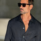 GIUBBINO CAMICIA NERO CROP 510 (abbinabile al pantalone baloon 510 )