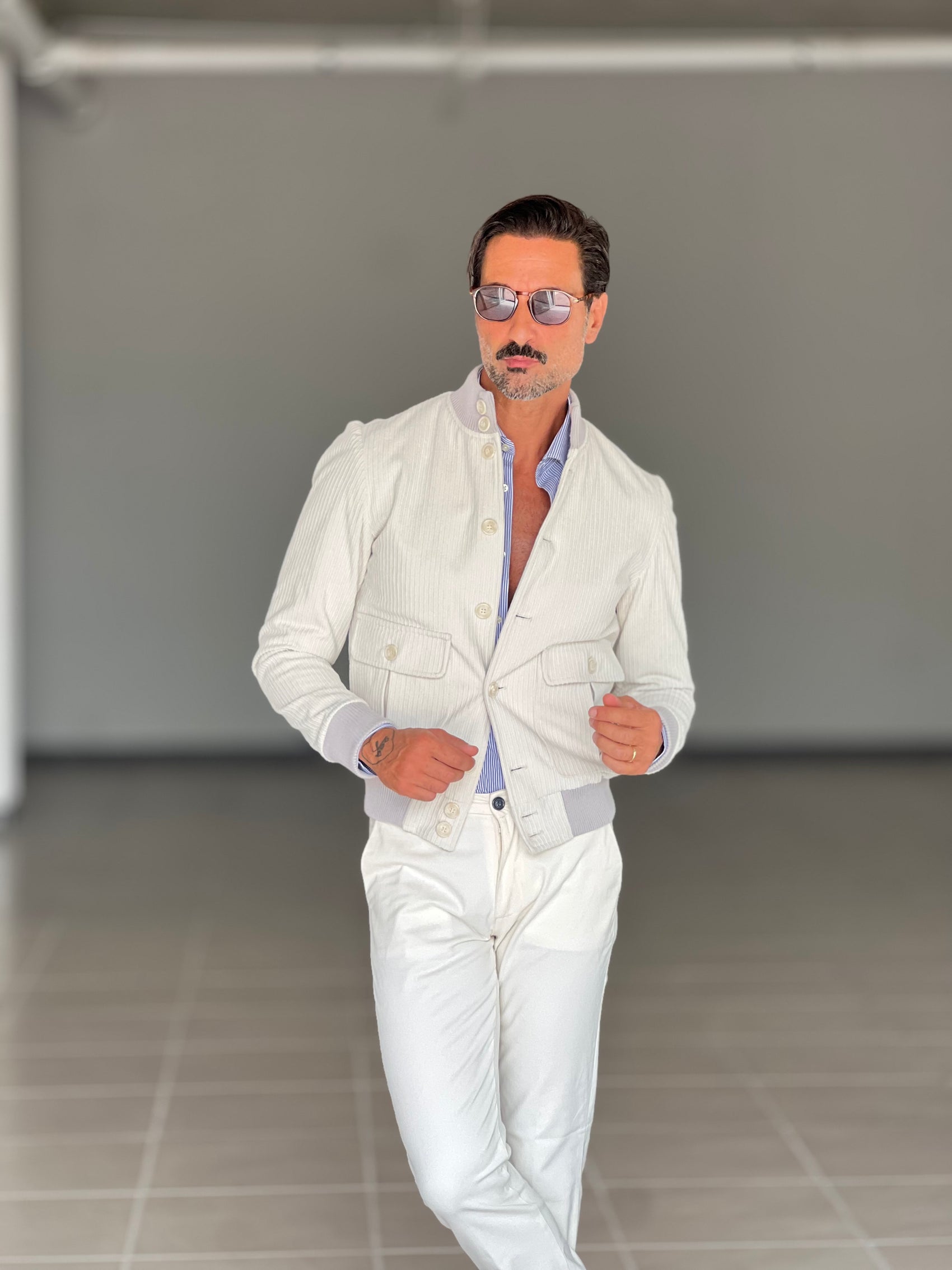 COLLEGE PANNA  VELLUTO MILLERIGHE