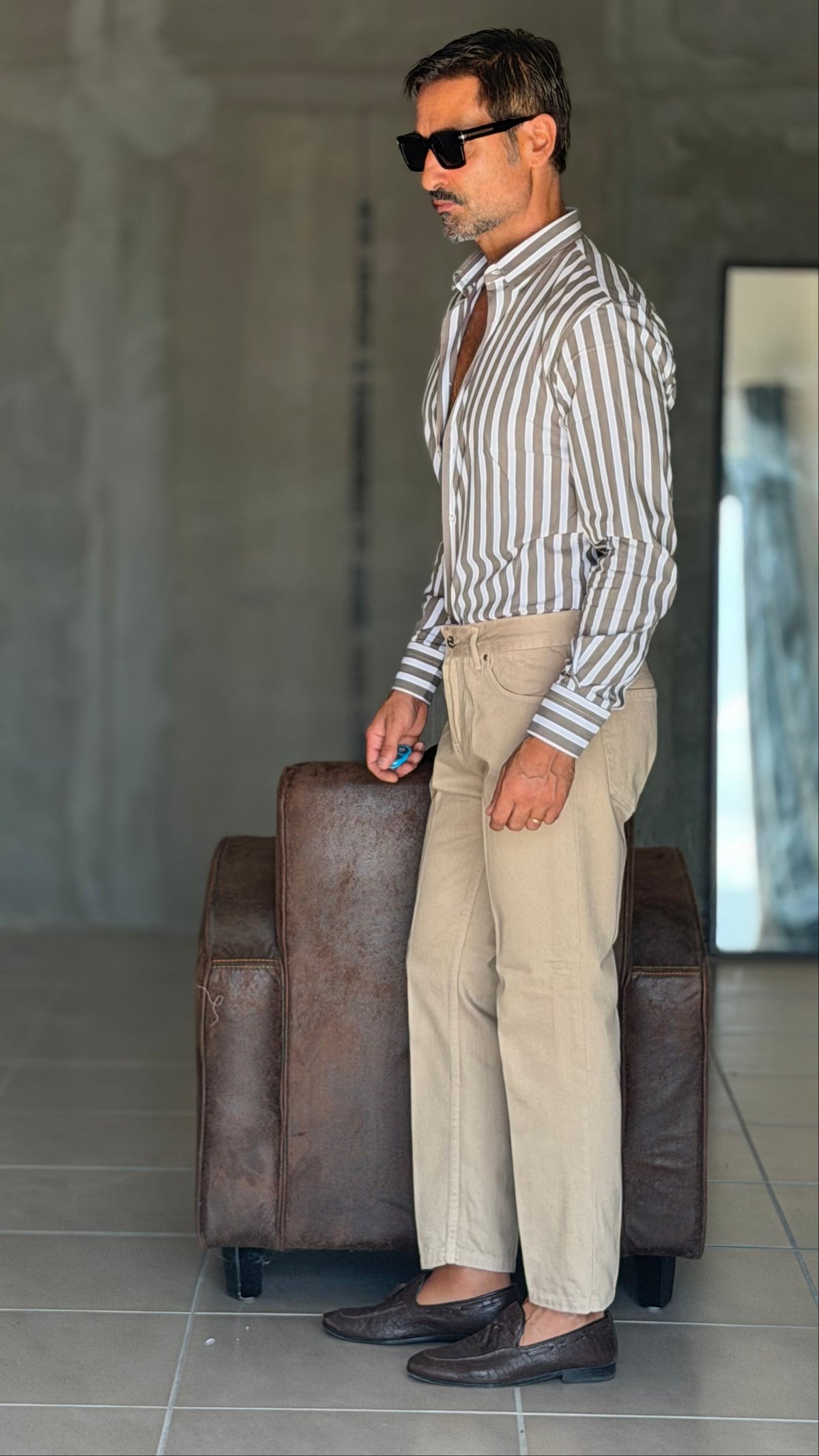 JEANS  CREMA   LAVAGGIO  30