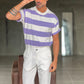 WHITE VISCOSE TROUSERS WITH REGULAR BOTTOM
