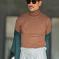 WHITE VISCOSE TROUSERS WITH REGULAR BOTTOM