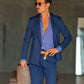 ABITO BLUETTE   DOPPIOPETTO OVER FIT