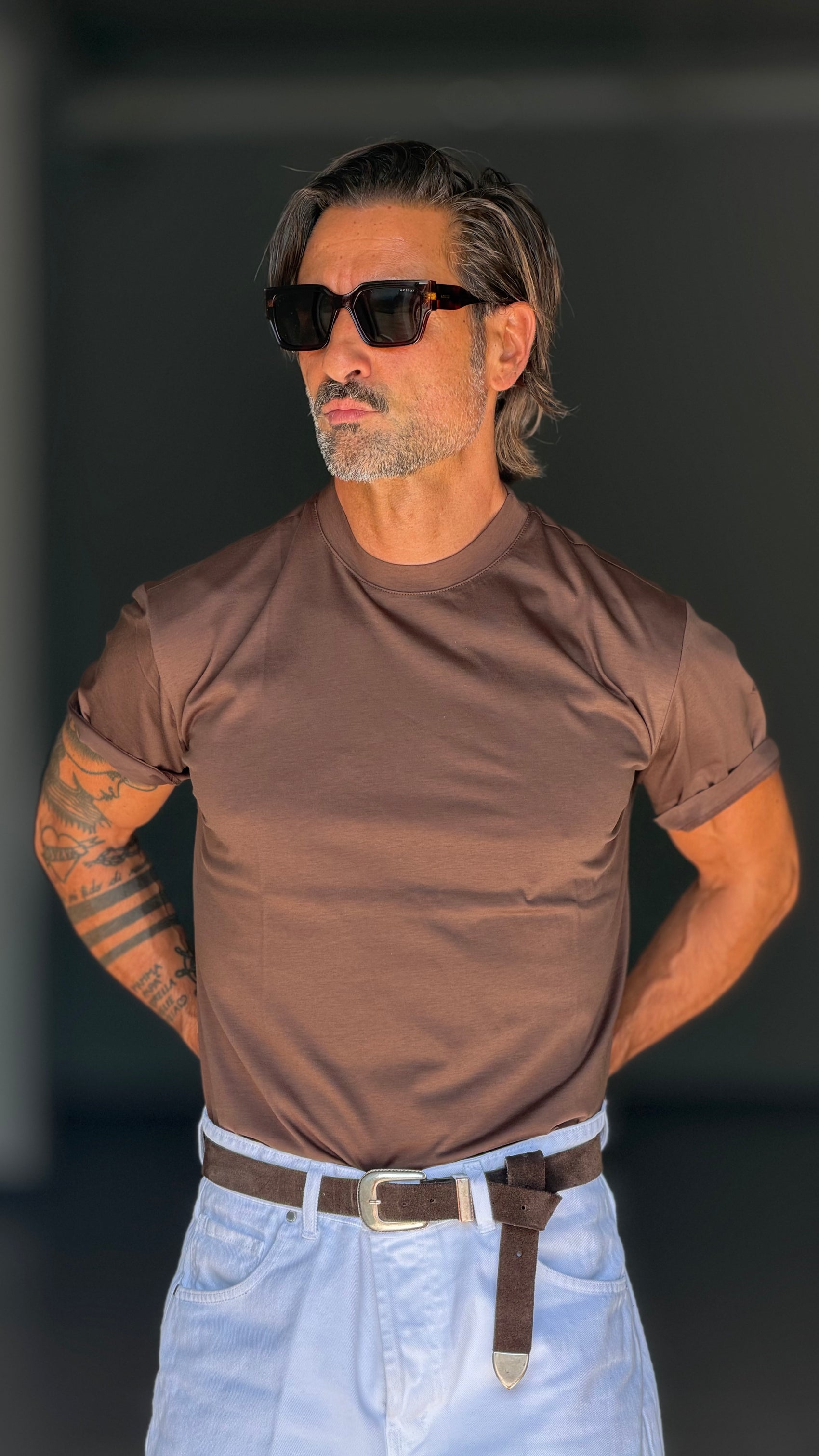 BOAT NECK T SHIRT