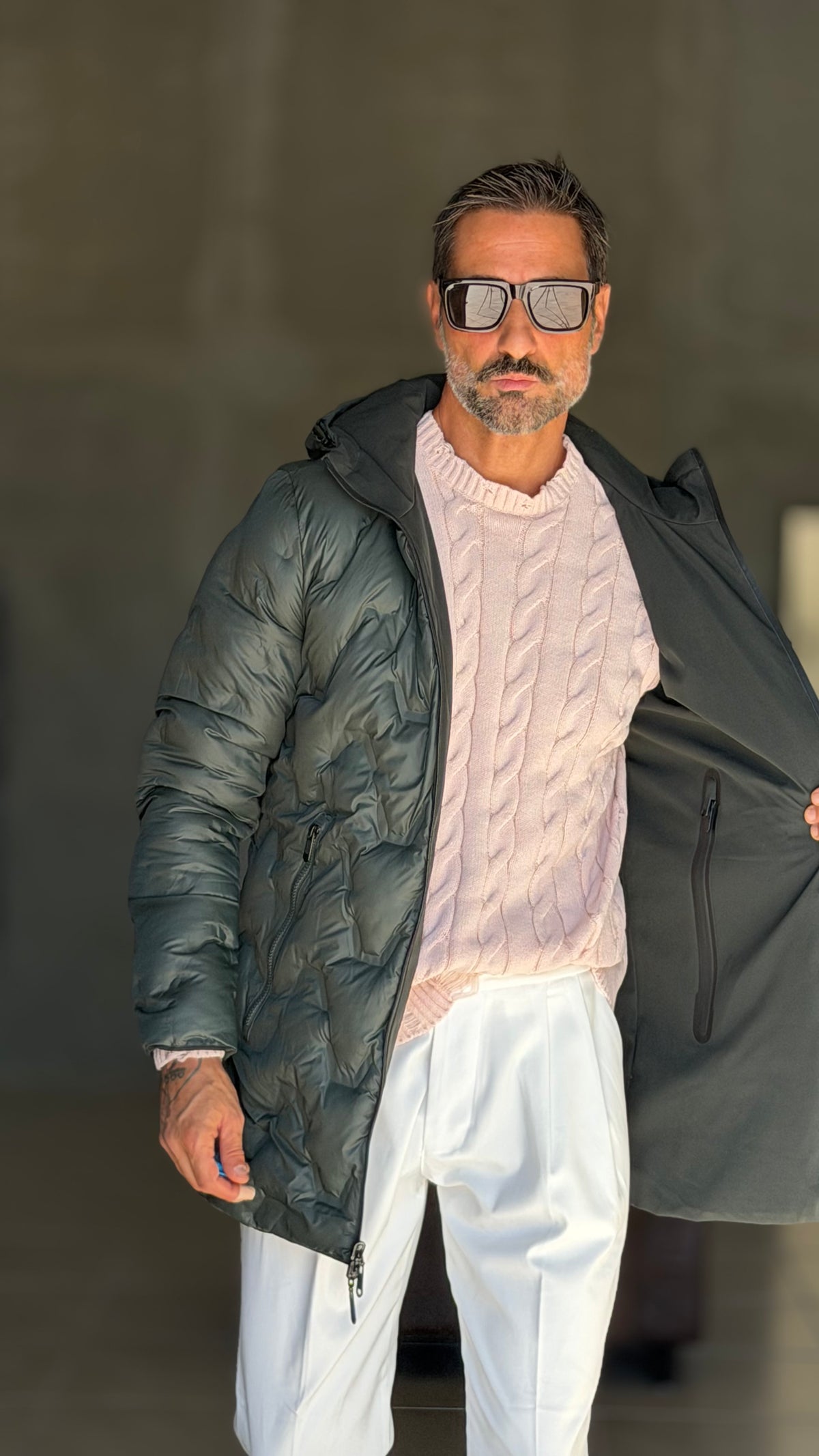 ECORENNA ECRU' BOMBER JACKET