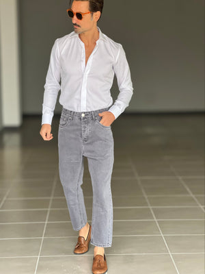 JEANS GRIGIO MODELLO CAPRI