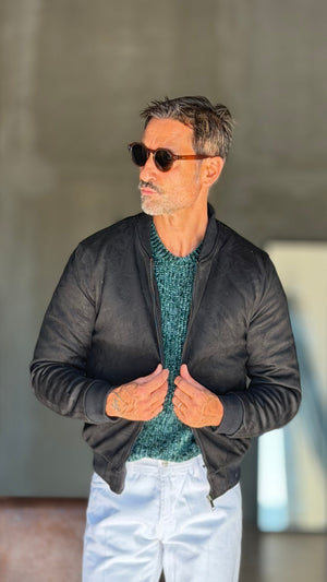ECORENNA ECRU' BOMBER JACKET