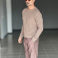 MAGLIA  FANGO  GIROCOLLO COSTA INGLESE BL11