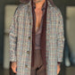 CAPPOTTO TRENCH BL11 PIE DE POULE OVERSIZE