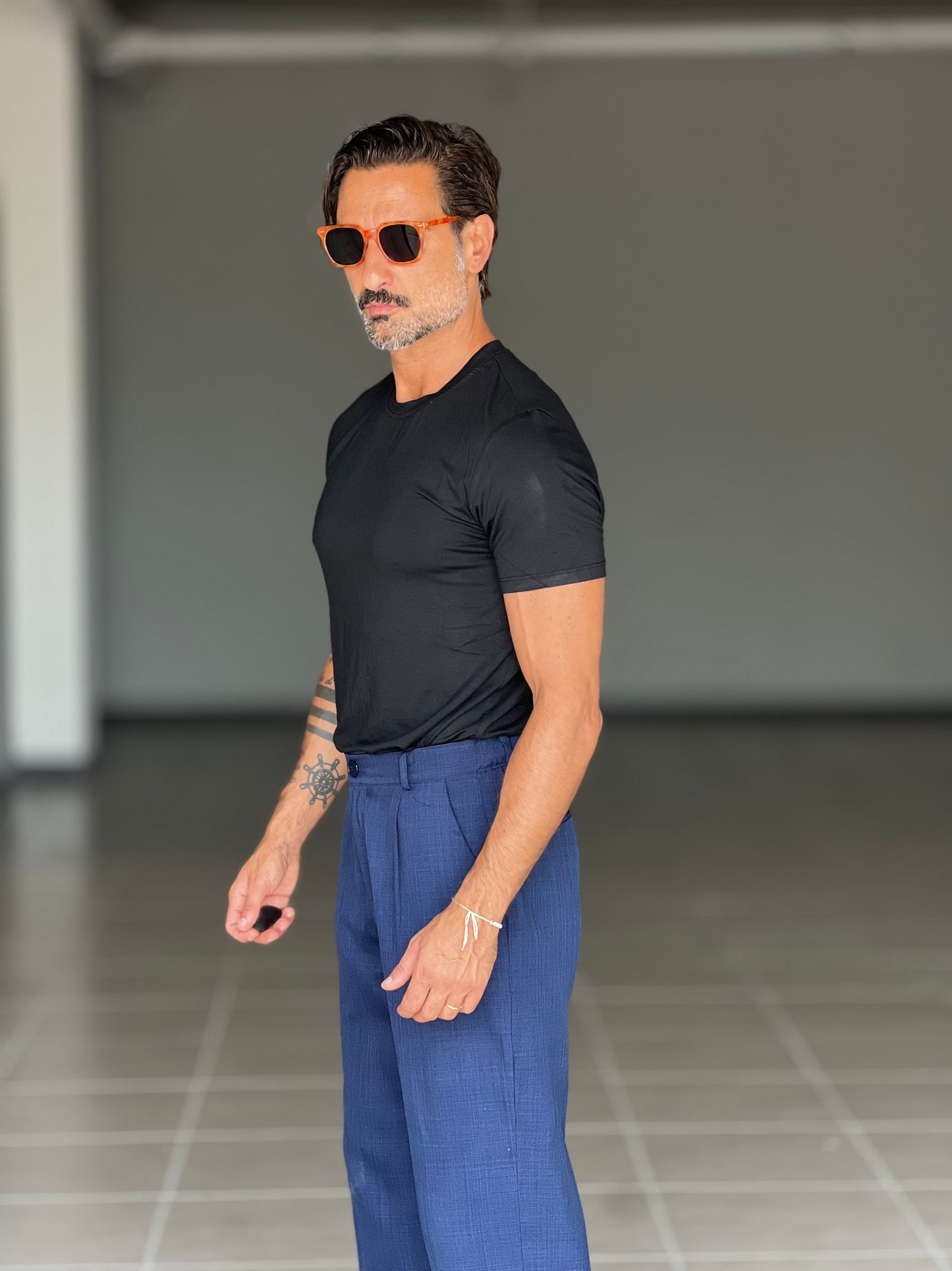 BOAT NECK T SHIRT