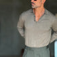 WHITE VISCOSE TROUSERS WITH REGULAR BOTTOM