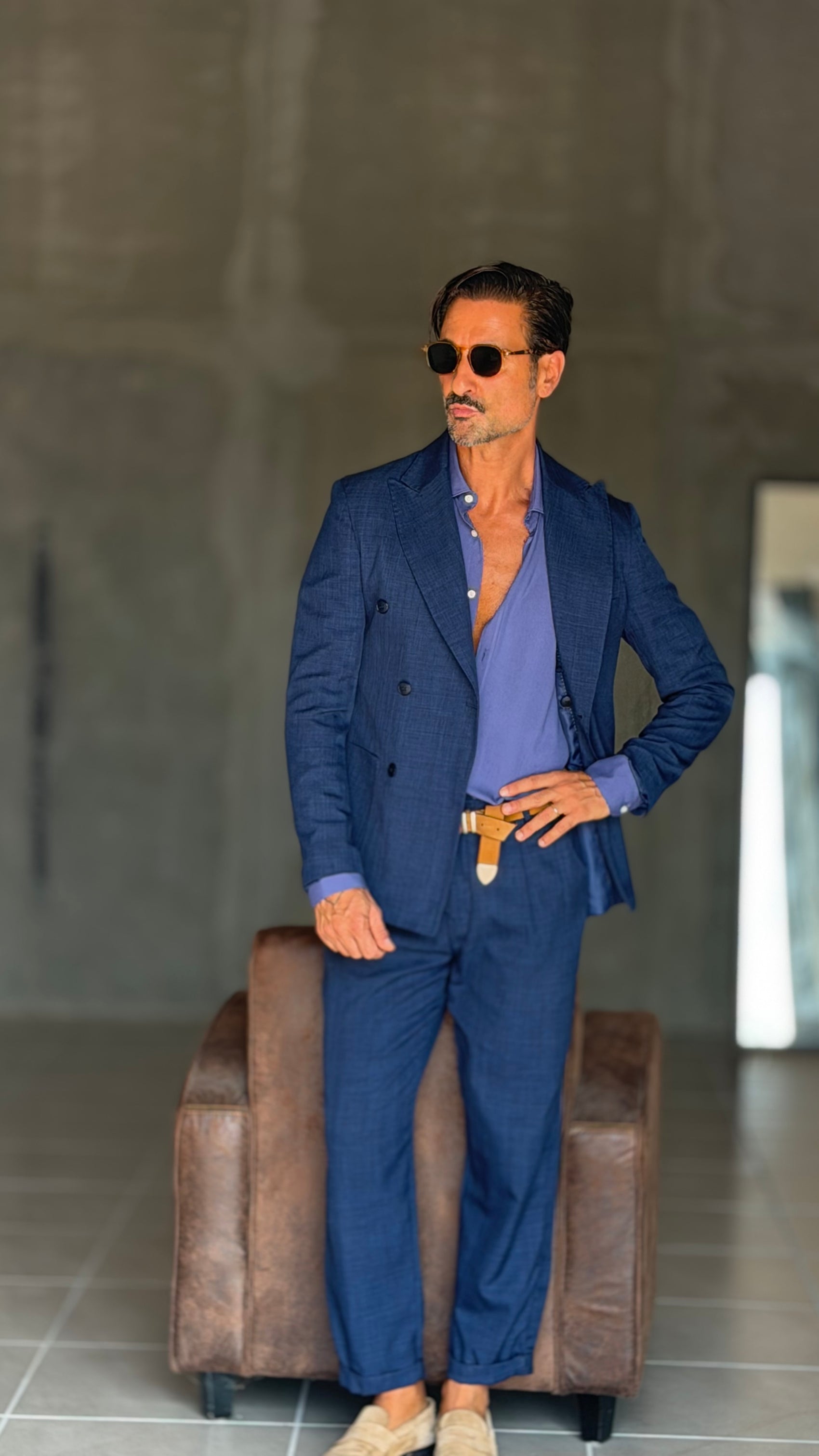 ABITO BLUETTE   DOPPIOPETTO OVER FIT
