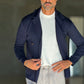 CARDIGAN BLU  DOPPIOPETTO